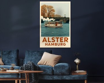 Alsterfahrt im Winterlicht