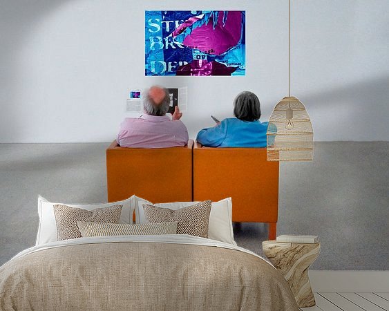 Example of the artwork in a room