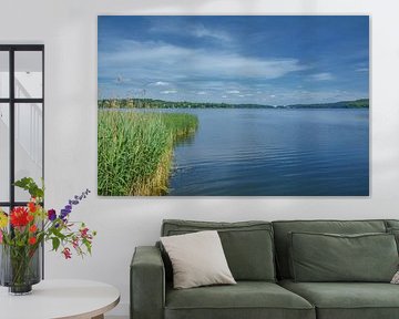 Dieksee mit Blick auf Malente,Naturpark Holsteinische Schweiz von Peter Eckert