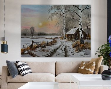 Example of the artwork in a room