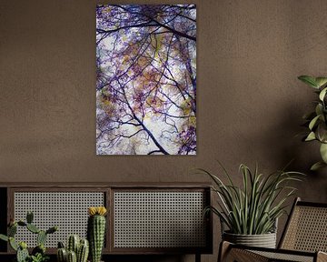 Purple Canopy – wo Schichten lebendig werden von Gertinez Gallery