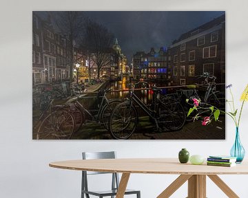 Amsterdam in de nacht by Ion Chih