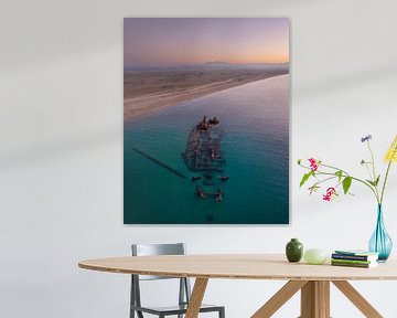 Schiffswrack in klarem Wasser vor der griechischen Küste von Ewold Kooistra