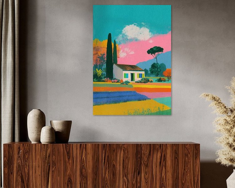 Example of the artwork in a room