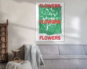 Flower Talk # 4 van Mister Artsy