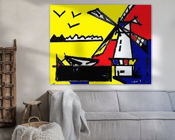 Mondrian Mühle PoP