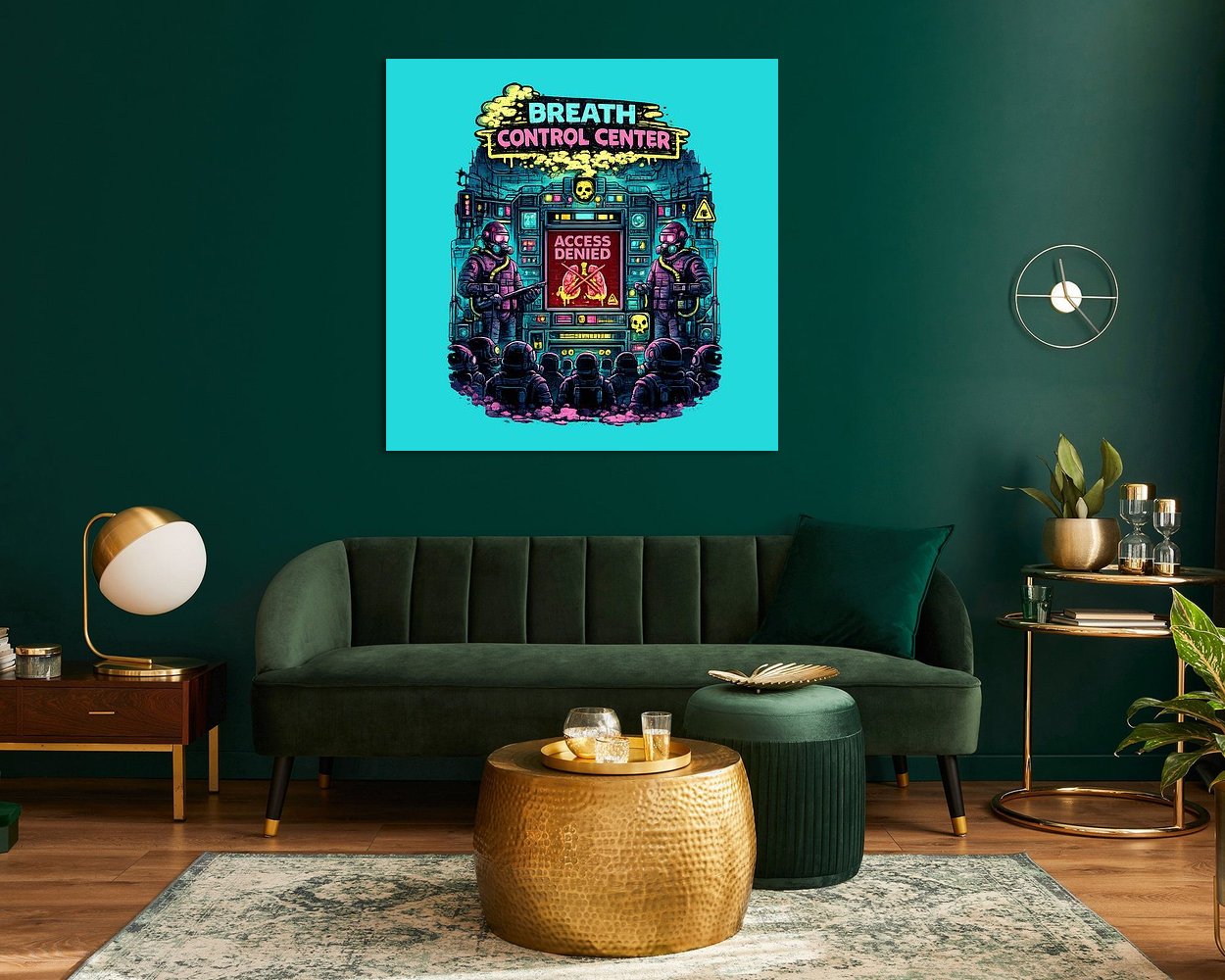 Example of the artwork in a room