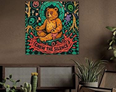 Example of the artwork in a room