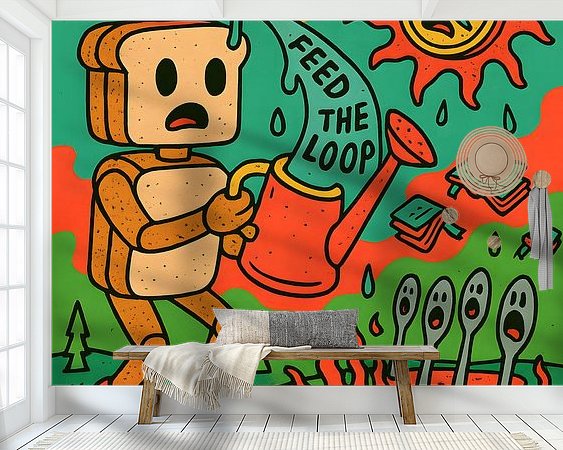 Example of the artwork in a room