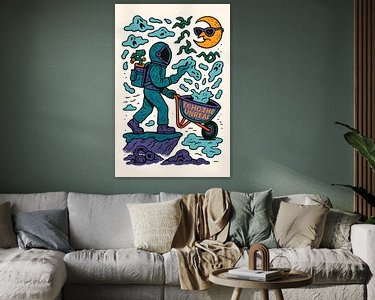 Example of the artwork in a room