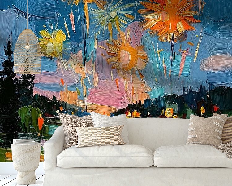 Example of the artwork in a room