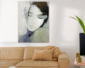 Woman's face by ARTEO Paintings