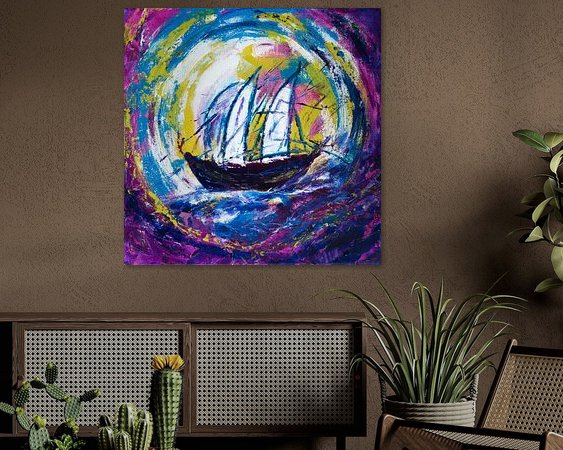 Example of the artwork in a room