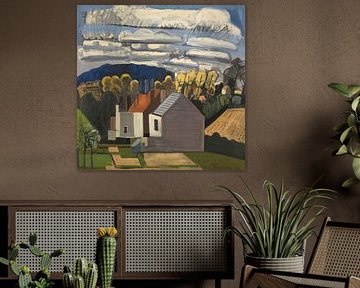 Jean Brusselmans Landschaft mit Wolken