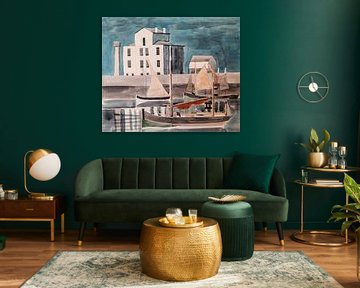 Jean Brusselmans Hafen von Ostende