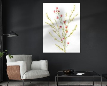 Blüten im Minimalismus als Triptychon 3 v. 3 von AidasignArt