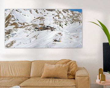 Winter panorama over the Allgäu region