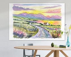 Example of the artwork in a room