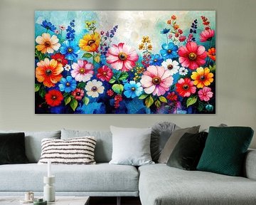 Univers floral en aquarelle sur AidasignArt