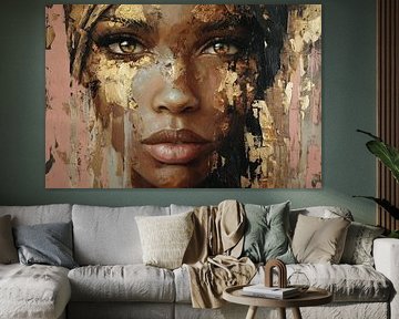 Chuchotement dans la feuille d'or sur Bianca ter Riet