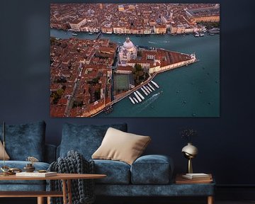 Santa Maria della Salute vue du ciel sur Ewold Kooistra