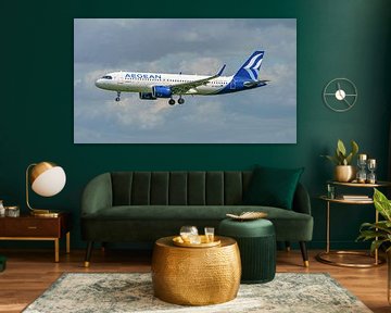 Aegean Airbus A320neo Passagierflugzeug, von Jaap van den Berg