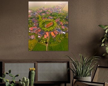 Niehove vu du ciel, Groningue sur Ewold Kooistra