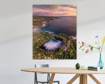 Broken Beach bei Sonnenuntergang – Nusa Penida von Ewold Kooistra