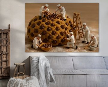 Kleine chefs tussen chocoladestukjes