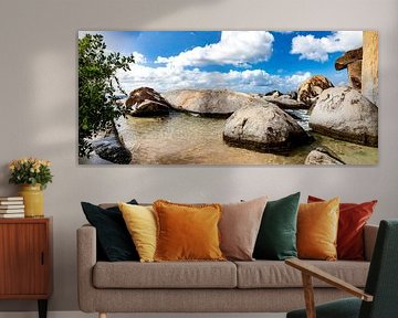 Rochers de granit, île de Virgin Gorda, Caraïbes sur AidasignArt