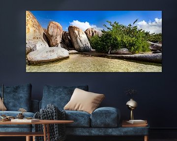 Caribbean, granite rocks, Virgin Gorda Island by AidasignArt
