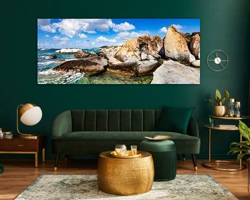 Virgin Gorda, île de la mer des Caraïbes sur AidasignArt