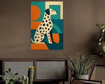 Dalmatian Dog illustration. by Gallery Hoppenbrouwers