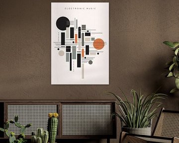 Elektronische Musik Abstrakte Geometrie von irgian firmansyah
