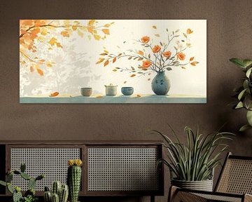 vase à fleurs sur Peintures accrocheuses