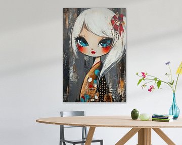 Fille Yeux sur Peintures accrocheuses