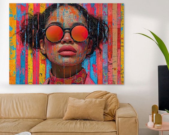 Example of the artwork in a room