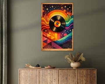 Retro-Vinyl-Kosmische Musik von irgian firmansyah