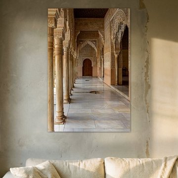Alhambra - Galerie adjacente au « Patio de los Leones »