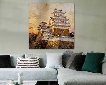 Château de Himeji, Japon sur Johannas Art Creations