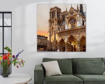 Die Kathedrale Notre-Dame de Paris, Frankreich2 von Johannas Art Creations