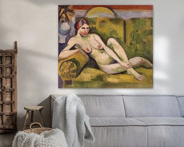 Max Pechstein, Liggend naakt, 1913 van Atelier Liesjes