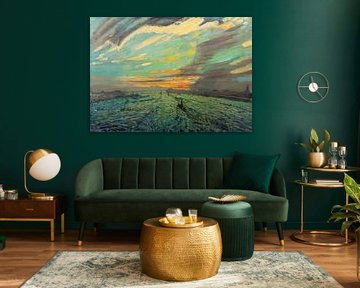 Vue sur la Meuse, 'The Green Maas', Marius Richters