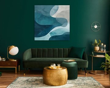 Fluss der blauen Stille