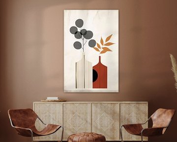 Moderne minimalistische Blumen von haroulita