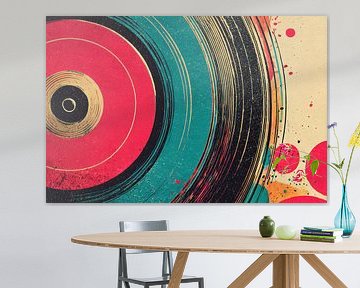 Vinyl abstract van Wall Wonder