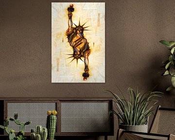 Jeu de cartes Statue de la Liberté, design spécial