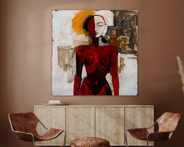 Dualität in Rot und Weiß