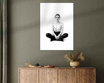 Attitude VI van Hugo Nereaux - Sqircle Art