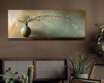 bloemen stilleven | Branch in Bloom van Blikvanger Schilderijen